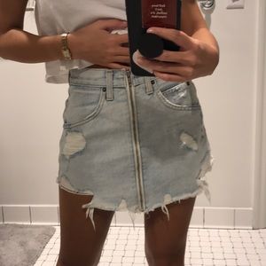 carmar denim skirt